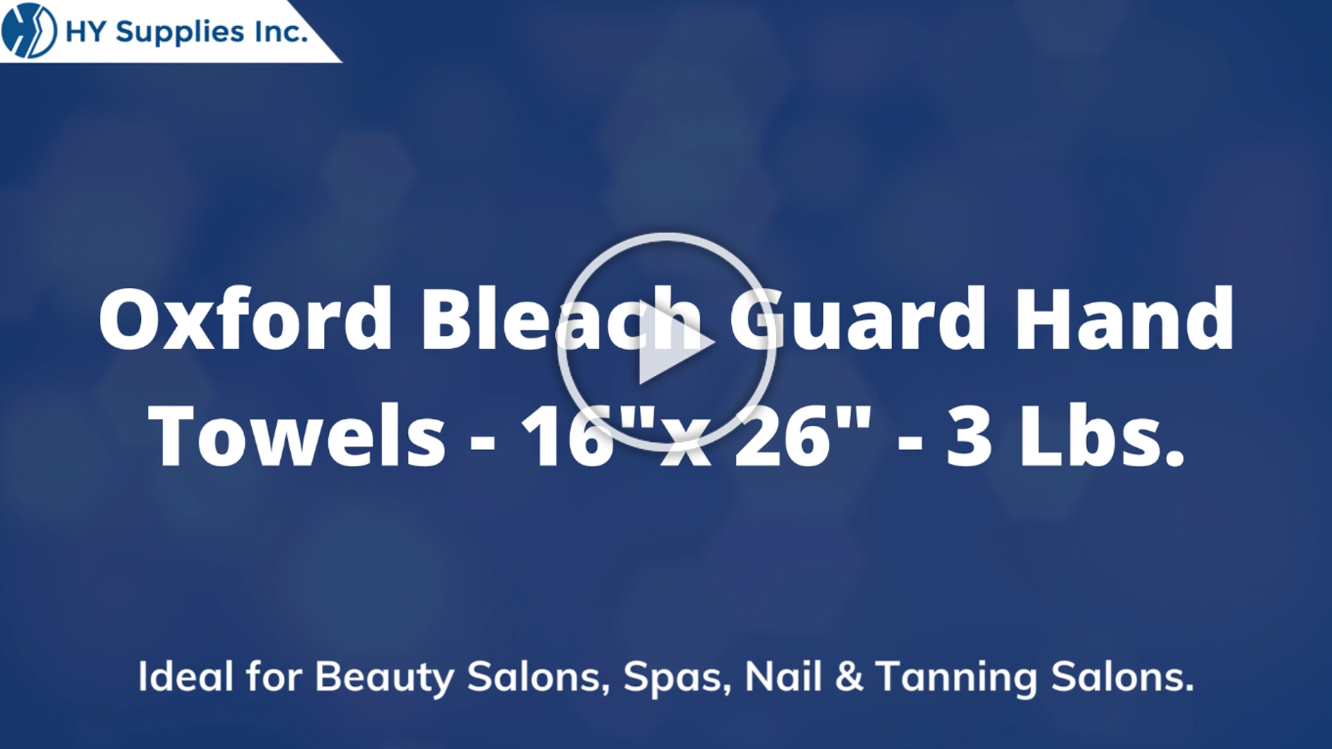 Oxford Bleach Guard Hand Towels - 16"x 26" - 3 Lbs. 